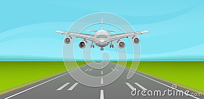 Runway Vector Illustration