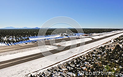 Runway in Grand Canyon Stock Photo