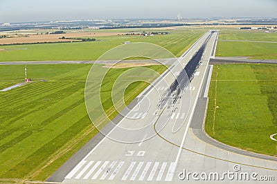 Runway Stock Photo