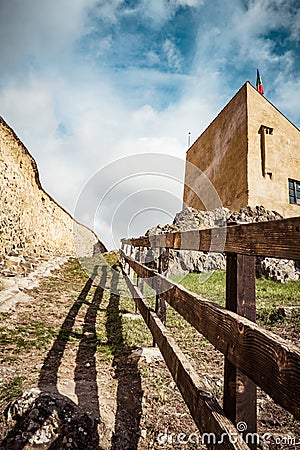 Rupea citadel located in Romania Editorial Stock Photo
