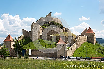 Rupea old citadel in Transylvania Romania Editorial Stock Photo
