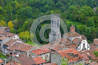 Rupit, Catalonia, Spain Stock Photo