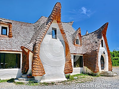 Rural Clay House Editorial Stock Photo