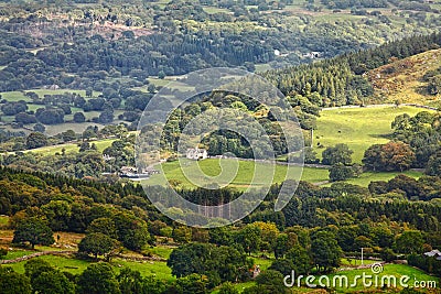 Rural countryside landscape Stock Photo