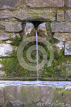 A rural fountain Stock Photo