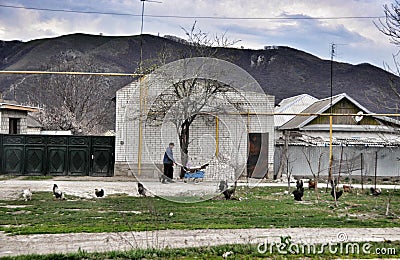 Rural house Editorial Stock Photo