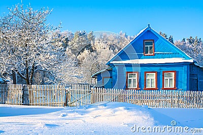 Rural house Stock Photo