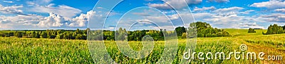 Rural landscape. Panorama Stock Photo