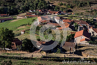 TrÃ¡-os-Montes Serra do Barroso mountains Portugal Stock Photo