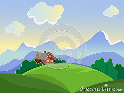 Rural landscape Stock Photo