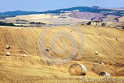 Rural landscapes of Tuscany Stock Photo