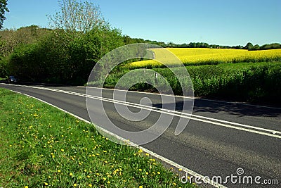 Rural Road Stock Photo