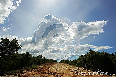 Rural Road Stock Photo