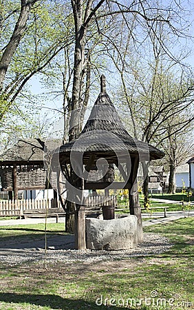 Rural well Stock Photo