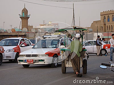 Street Life in Erbil Iraq Editorial Stock Photo