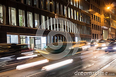 Rush hour in the city Stock Photo