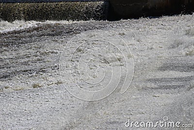 Rushing Waters meet Stock Photo