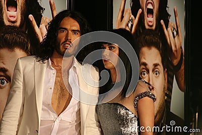 Russell Brand and Katy Perry #1 Editorial Stock Photo