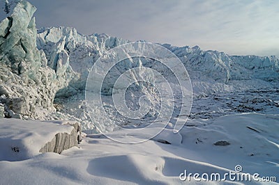 Russell Glacier, Greenland Stock Photo