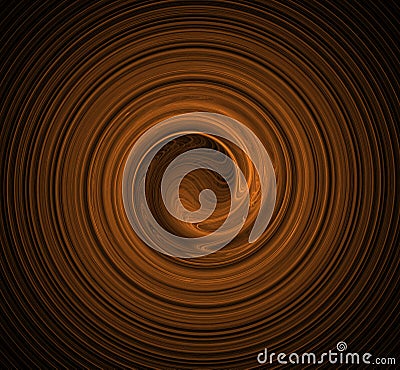 Russet orange fractal swirl. Fantasy fractal texture. Digital art. 3D rendering. Computer generated image Stock Photo