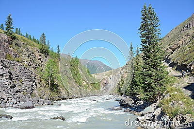 Russia, Altay, Chuya river Stock Photo