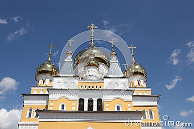 Russia. The Church of Cyril and Methodius in Saransk Editorial Stock Photo