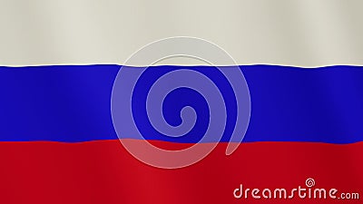 Animated Russia flag, Country flag of