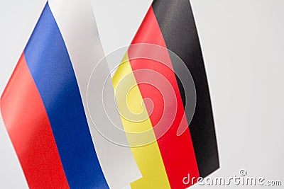 Russia germany flag Stock Photo