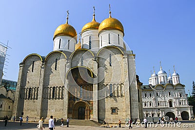 Russia, Moscow, 23 May 2011 - the Kremlin, the Cathedral of the Editorial Stock Photo