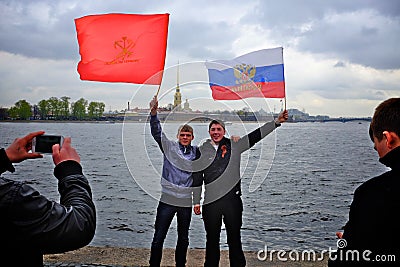 Russia national day Editorial Stock Photo