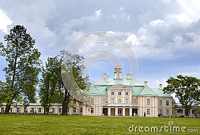 Russia. Petersburg. Oranienbaum. Big Menshikovsky palace Stock Photo