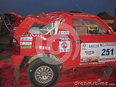 The TransOrientale Rally 2008. Editorial Stock Photo