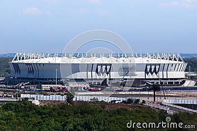 Russia, Rostov-on-Don - March 20, 2017: Football stadium Rostov Arena. The stadium for the 2018 FIFA World Cup. Editorial Stock Photo