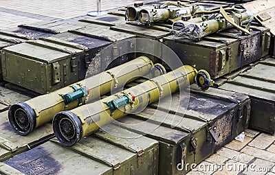 Russia's flame thrower Editorial Stock Photo