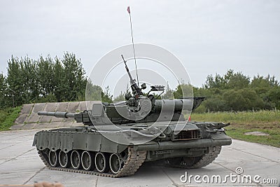 T-80 main tank Editorial Stock Photo