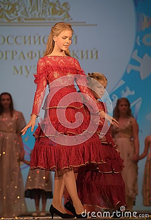 Russia, St. Petersburg 01,06,2019 Charitable XVII Festival of Children`s Creativity Editorial Stock Photo