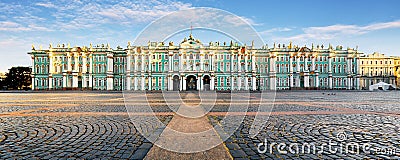 Russia - St. Petersburg, Winter Palace - Hermitage at day, nobody Editorial Stock Photo