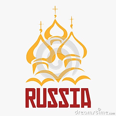 Russia symbol icon illustration Cartoon Illustration