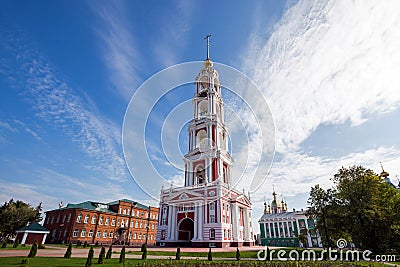 Russia. Tambov. Bell Tower of Kazan Monastery Stock Photo