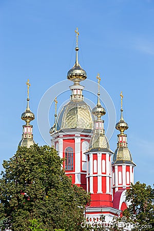 Russia. Tambov. Church of St. John the Baptist of Kazan Monastery Stock Photo