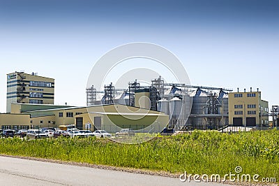 Russia. Tver region. June 19, 2021 Agro industrial complex in Russia. Summer sunny day Editorial Stock Photo