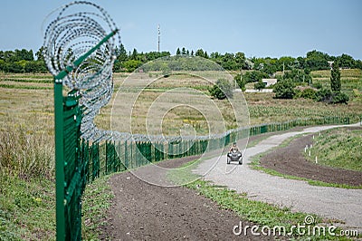 Russia Ukraine border Editorial Stock Photo