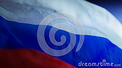 Russia Waving National Flag,3d rendering Stock Photo