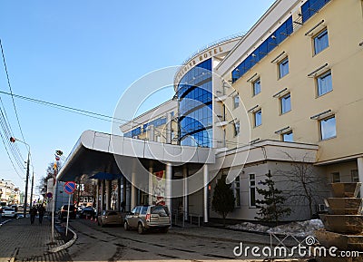 Russia, Yaroslavl-March 29.2016. Ring Premier Hotel Editorial Stock Photo