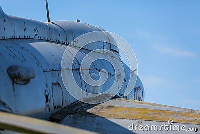 Russian airplane Stock Photo