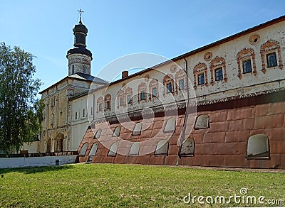 russian architecture monastery Stock Photo