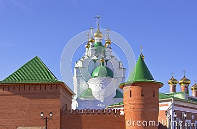 Russian architecture and traditions Yoshkar-Ola Russia. Stock Photo