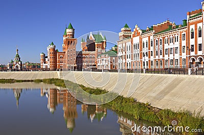 Russian architecture and traditions Yoshkar-Ola Russia. Stock Photo