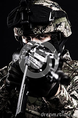 Russian armed forces Stock Photo