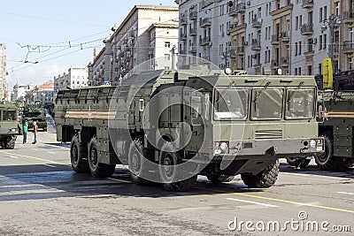 Russian army parade Editorial Stock Photo